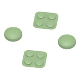 PlayVital Silicone Button Covers and Thumb Grip Set for Nintendo Switch 2, 2 ABXY Directional Button Caps & 2 Joystick Caps for Joycon 2 - Matcha Green - WWYNTM046