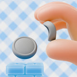 PlayVital Silicone Button Covers and Thumb Grip Set for Nintendo Switch 2, 2 ABXY Directional Button Caps & 2 Joystick Caps for Joycon 2 - New Hope Gray - WWYNTM047