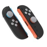 PlayVital Silicone Button Covers and Thumb Grip Set for Nintendo Switch 2, 2 ABXY Directional Button Caps & 2 Joystick Caps for Joycon 2 - New Hope Gray - WWYNTM047