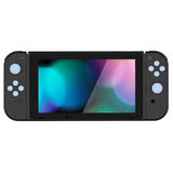 PlayVital Silicone Button Covers and Thumb Grip Set for Nintendo Switch/OLED Joycon/Switch Lite, ABXY Directional Key Button Caps for Nintendo Switch/OLED/Lite with Switch Lite D-Pad Button Cap - Sky Blue - NJM3007