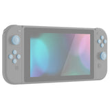 PlayVital Silicone Button Covers and Thumb Grip Set for Nintendo Switch/OLED Joycon/Switch Lite, ABXY Directional Key Button Caps for Nintendo Switch/OLED/Lite with Switch Lite D-Pad Button Cap - Sky Blue - NJM3007