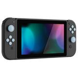 PlayVital Silicone Button Covers and Thumb Grip Set for Nintendo Switch/OLED Joycon/Switch Lite, ABXY Directional Key Button Caps for Nintendo Switch/OLED/Lite with Switch Lite D-Pad Button Cap - Sky Blue - NJM3007