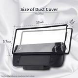 PlayVital Transparent Dust Cover for Steam Deck LCD & OLED - Clear Black - PCSDM003