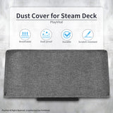 PlayVital Soft Neat Lining Dust Cover for Steam Deck LCD & OLED - Gray - PCSDM002