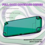 PlayVital Solid Color Series Protective Case for Nintendo Switch 2, Anti-Scratches Hard Shell Dockable Grip Cover with Extra Foldable Stand & Thumb Grips for Nintendo Switch 2  - Chameleon Green Purple - AXKNTP017