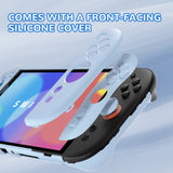 PlayVital Solid Color Series Protective Case for Nintendo Switch 2, Anti-Scratches Hard Shell Dockable Grip Cover with Extra Foldable Stand & Thumb Grips for Nintendo Switch 2  - Heaven Blue - AXKNTM009