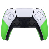 PlayVital Premium Grip for ps5 Wireless Controller, Split Design Anti-Skid Soft Hexagonal Diamond Textures Sweat-Absorbent Handle Grips Protector for ps5 Controller – Grass Green - FHPFM002