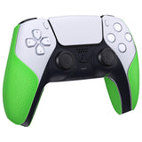 PlayVital Premium Grip for ps5 Wireless Controller, Split Design Anti-Skid Soft Hexagonal Diamond Textures Sweat-Absorbent Handle Grips Protector for ps5 Controller – Grass Green - FHPFM002