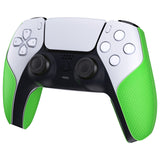 PlayVital Premium Grip for ps5 Wireless Controller, Split Design Anti-Skid Soft Hexagonal Diamond Textures Sweat-Absorbent Handle Grips Protector for ps5 Controller – Grass Green - FHPFM002