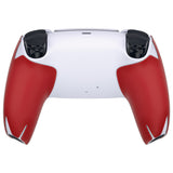 PlayVital Premium Grip for ps5 Wireless Controller, Split Design Anti-Skid Soft Hexagonal Diamond Textures Sweat-Absorbent Handle Grips Protector for ps5 Controller – Red - FHPFM004