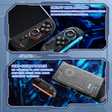 PlayVital Stellar Mecha Protective Case for Nintendo Switch 2, Ergonomic Anti-slip Silicone Grip Cover, Dockable Hard Case Shell for Switch 2 with Joystick Cap & Sticker - Black - JXUNTP001