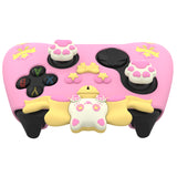 PlayVital Sweetheart Kitty Silicone Cover Compatible with Xbox Series X/S Controller with Thumb Grips and Stickers, Soft Rubber Protector with Anti-Slip Grip for Xbox Core Controller - Pink - XEEX3P001