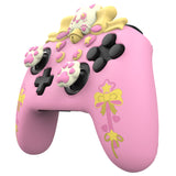 PlayVital Sweetheart Kitty Silicone Skin Compatible with Nintendo Switch Pro Controller – Kawaii Anti-Slip Cover, Switch Pro Controller Joystick Grips & Protective Silicone Case - Pink - DHHNPP001