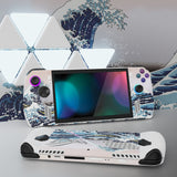 PlayVital The Great Wave Custom Stickers Vinyl Wraps Protective Skin Decal for ROG Ally Handheld Gaming Console - RGTM015