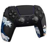 PlayVital The Great Wave Off Kanagawa Anti-Skid Sweat-Absorbent Controller Grip for PS5 Controller - PFPJ130