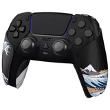 PlayVital The Great Wave Off Kanagawa Anti-Skid Sweat-Absorbent Controller Grip for PS5 Controller - PFPJ130