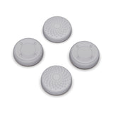 PlayVital Thumb Grip Caps for Steam Deck LCD, for PS Portal Remote Player Silicone Thumbsticks Grips Joystick Caps for Steam Deck OLED - Raised Dots & Studded Design - Fleeting Gray - YFSDM033