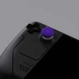 PlayVital Thumb Grip Caps for Steam Deck LCD, for PS Portal Remote Player Silicone Thumbsticks Grips Joystick Caps for Steam Deck OLED - Raised Dots & Studded Design - Purple - YFSDM032