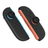 PlayVital Thumbs Cushion Caps Thumb Grips for Nintendo Switch 2, Thumbstick Grip Cover for Joycon 2, Joystick Caps for Switch 2 Accessories - Black - WWYNTM026