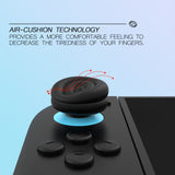 PlayVital Thumbs Cushion Caps Thumb Grips for Nintendo Switch 2, Thumbstick Grip Cover for Joycon 2, Joystick Caps for Switch 2 Accessories - Black - WWYNTM026