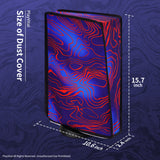 PlayVital Dust Cover for ps5, Soft Neat Lining Dust Guard for ps5 Console, Anti Scratch Waterproof Cover Sleeve for ps5 Console Digital Edition & Disc Edition - Damascuscamo - PFPJ165