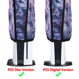 PlayVital Dust Cover for ps5, Soft Neat Lining Dust Guard for ps5 Console, Anti Scratch Waterproof Cover Sleeve for ps5 Console Digital Edition & Disc Edition - Lovely Punky Bunny - PFPJ164