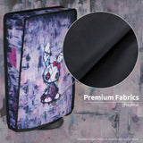 PlayVital Dust Cover for ps5, Soft Neat Lining Dust Guard for ps5 Console, Anti Scratch Waterproof Cover Sleeve for ps5 Console Digital Edition & Disc Edition - Lovely Punky Bunny - PFPJ164