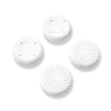 PlayVital White Thumbsticks Grips Caps for ROG Ally, Silicone Thumb Grips Joystick Caps for ROG Ally - Raised Dots & Studded Design - TAURGM004