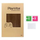 PlayVital Wood Grain Custom Stickers Vinyl Wraps Protective Skin Decal for ROG Ally Handheld Gaming Console - RGTM013