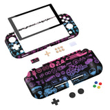 PlayVital ZealProtect Protective Case for Nintendo Switch Lite, Hard Shell Ergonomic Grip Cover for Switch Lite w/Screen Protector & Thumb Grip Caps & Button Caps - Deluxe Championship - PSLYR009