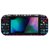 PlayVital ZealProtect Protective Case for Nintendo Switch Lite, Hard Shell Ergonomic Grip Cover for Switch Lite w/Screen Protector & Thumb Grip Caps & Button Caps - Deluxe Championship - PSLYR009