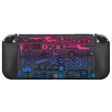 PlayVital ZealProtect Soft Protective Case for Switch OLED, Flexible Protector Joycon Grip Cover for Switch OLED with Thumb Grip Caps & ABXY Direction Button Caps - Deluxe Championship - XSOYV6049