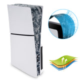 PlayVital Dust Filter 12 in-1 for PS5 Slim Console Disc & Digital Dust Cover Kit with Anti-Dust Cover Net & Silicone Plugs - Digital Camouflage - WQLPFV003