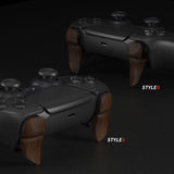 PlayVital BLADE 2 Pairs Shoulder Buttons Extension Triggers for ps5 Controller, Game Improvement Adjusters for PS Portal Remote Player, Bumper Trigger Extenders for ps5 Edge Controller - Wood Grain - PFPJ143