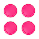 PlayVital Switch Joystick Caps, Switch Lite Thumbstick Caps, Silicone Analog Cover for Joycon of Switch OLED Thumb Grip Rocker Caps for Nintendo Switch & Switch Lite - Bright Pink - NJM1204