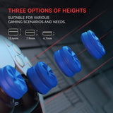 PlayVital 3 Height Hurricane Thumbs Cushion Caps Thumb Grips for ps5, for ps4, Thumbstick Grip Cover for Xbox Core Wireless Controller, Thumb Grips for Xbox One, Elite Series 2, for Switch Pro - Blue - PJM3065