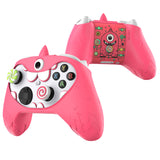 PlayVital MonoEye Monster Cute Silicone Cover for Xbox Series X/S Controller, Includes Joystick Caps and Stickers for Xbox Core Controller Anti-Slip Grip Case - Pink - GTTX3P006