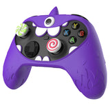 PlayVital MonoEye Monster Cute Silicone Cover for Xbox Series X/S Controller, Includes Joystick Caps and Stickers for Xbox Core Controller Anti-Slip Grip Case - Purple - GTTX3P005