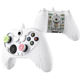 PlayVital MonoEye Monster Cute Silicone Cover for Xbox Series X/S Controller, Includes Joystick Caps and Stickers for Xbox Core Controller Anti-Slip Grip Case - White - GTTX3P002