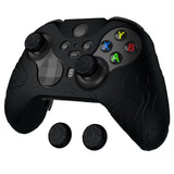 PlayVital Mountain Range Edition Silicone Cover with Thumb Grips for Xbox Elite Series 2 Controller & Xbox Elite Series 2 Core Controller - Black - DVGE2P001