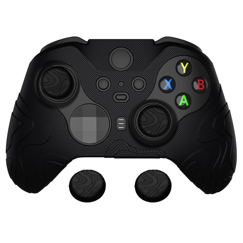 PlayVital Mountain Range Edition Silicone Cover with Thumb Grips for Xbox Elite Series 2 Controller & Xbox Elite Series 2 Core Controller - Black - DVGE2P001