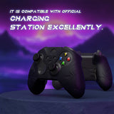 PlayVital Mountain Range Edition Silicone Cover with Thumb Grips for Xbox Elite Series 2 Controller & Xbox Elite Series 2 Core Controller - Black - DVGE2P001