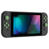 PlayVital Silicone Button Covers and Thumb Grip Set for Nintendo Switch/OLED Joycon/Switch Lite, ABXY Directional Key Button Caps for Nintendo Switch/OLED/Lite with Switch Lite D-Pad Button Cap - Matcha Green - NJM3005