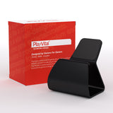 PlayVital Stand-AL Game Controller Stand for ps5, for ps4, Universal Desktop Display Gamepad Stand for Xbox Series X/S, Xbox One, Aluminium Metal Controller Stand Holder for Switch Pro - Black - FQZPFC001