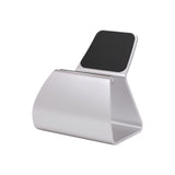 PlayVital Stand-AL Game Controller Stand for ps5, for ps4, Universal Desktop Display Gamepad Stand for Xbox Series X/S, Xbox One, Aluminium Metal Controller Stand Holder for Switch Pro - Silver - FQZPFC002