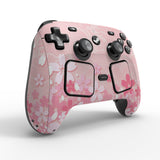 PlayVital for Steam Controller 2 Skin (3-Pack) - Protective Vinyl Decal Sticker Cover for Steam Controller Accessories, No Residue, Scratch-Resistant - Cherry Blossoms Petals - GCASC007