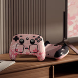 PlayVital for Steam Controller 2 Skin (3-Pack) - Protective Vinyl Decal Sticker Cover for Steam Controller Accessories, No Residue, Scratch-Resistant - Cherry Blossoms Petals - GCASC007