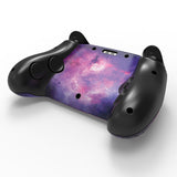 PlayVital for Steam Controller 2 Skin (3-Pack) - Protective Vinyl Decal Sticker Cover for Steam Controller Accessories, No Residue, Scratch-Resistant - Nebula Galaxy - GCASC008