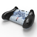 PlayVital for Steam Controller 2 Skin (3-Pack) - Protective Vinyl Decal Sticker Cover for Steam Controller Accessories, No Residue, Scratch-Resistant - Qinghua Porcelain Style - GCASC003