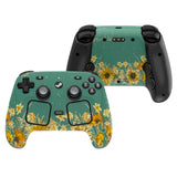 PlayVital for Steam Controller 2 Skin (3-Pack) - Protective Vinyl Decal Sticker Cover for Steam Controller Accessories, No Residue, Scratch-Resistant - Sunflowers - GCASC009